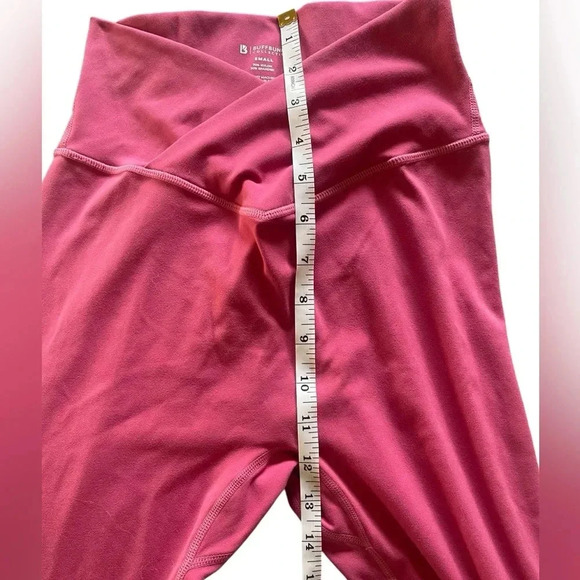 BuffBunny Crisscross Front Leggings Rose Pink Size Small - Picture 3 of 11